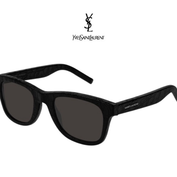 Yves Saint Laurent - YSL SL 51 Sunglasses Black Leather - Picture 1 of 9